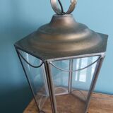 Brass and glass lantern