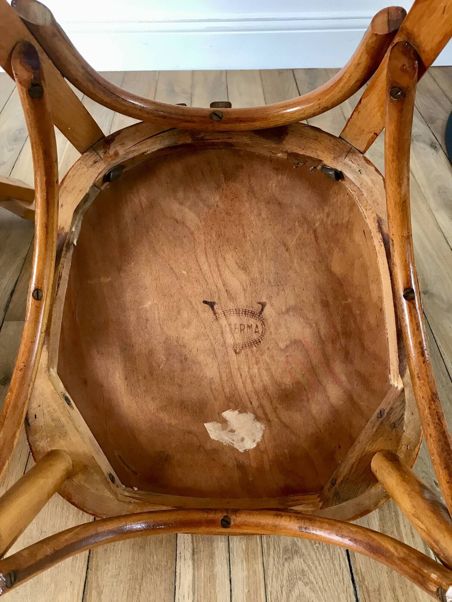 Set of 3 Luterma bistro chairs 50s