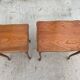 2 Louis XV solid wood nesting tables