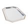 Stainless steel tray, Italian design, 1970s, made in Italy