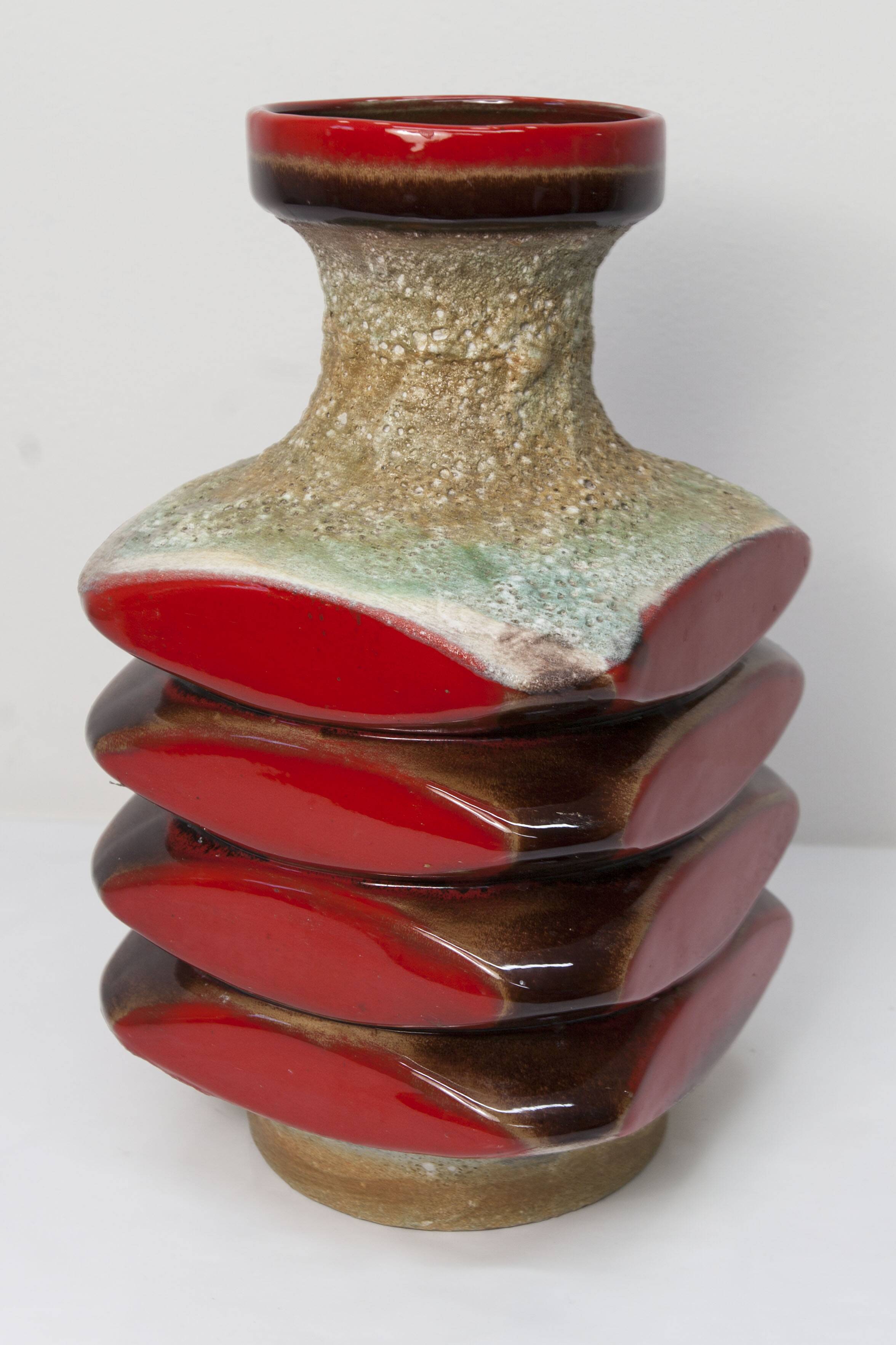 Vase by Cari Zalloni for Steuler Keramik 1960, H 40 cm