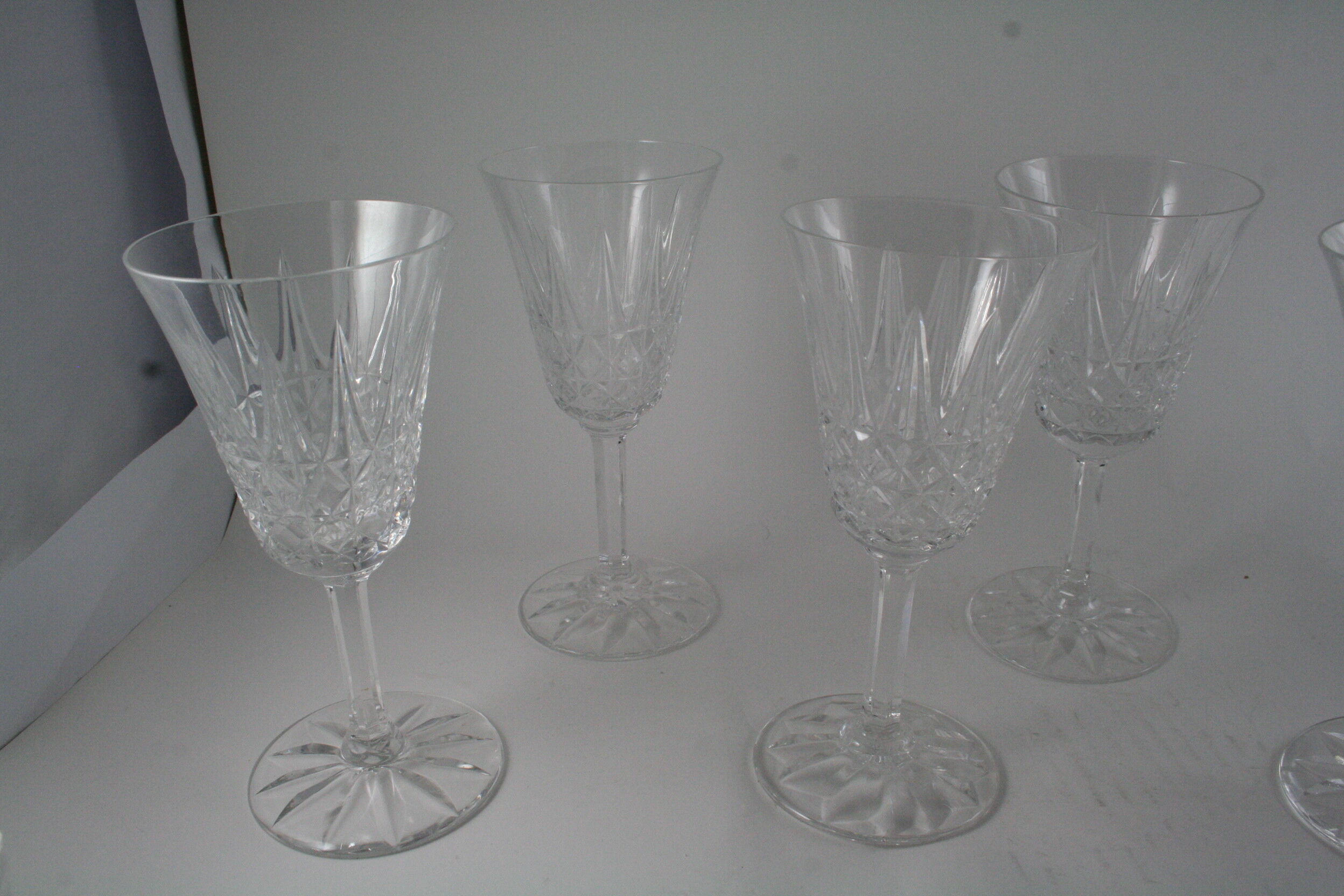 6 wineglasses No. 5 St. louis model tarn