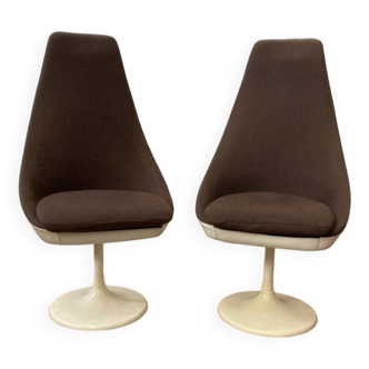Tulip foot chairs 1970s