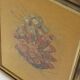 Scandinave suédois des années 1960 Tenture murale Crewel Picture Wall Art