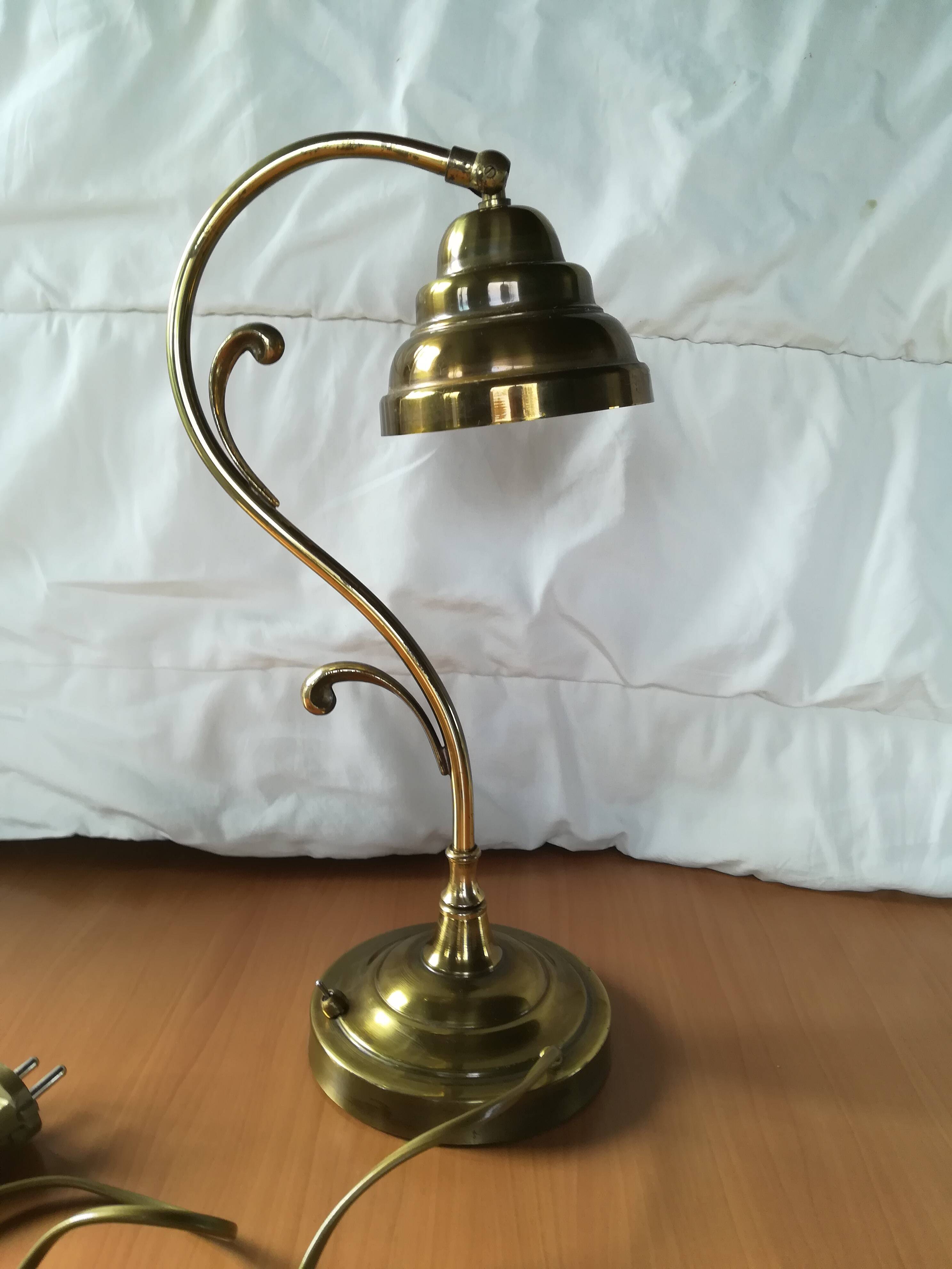 Brass Articulated Desk Lamp