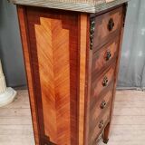 Louis XVI style marquetry chiffonier