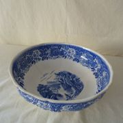 Large salad bowl dish Villeroy & Boch antique earthenware 374112 Burgenland Blue