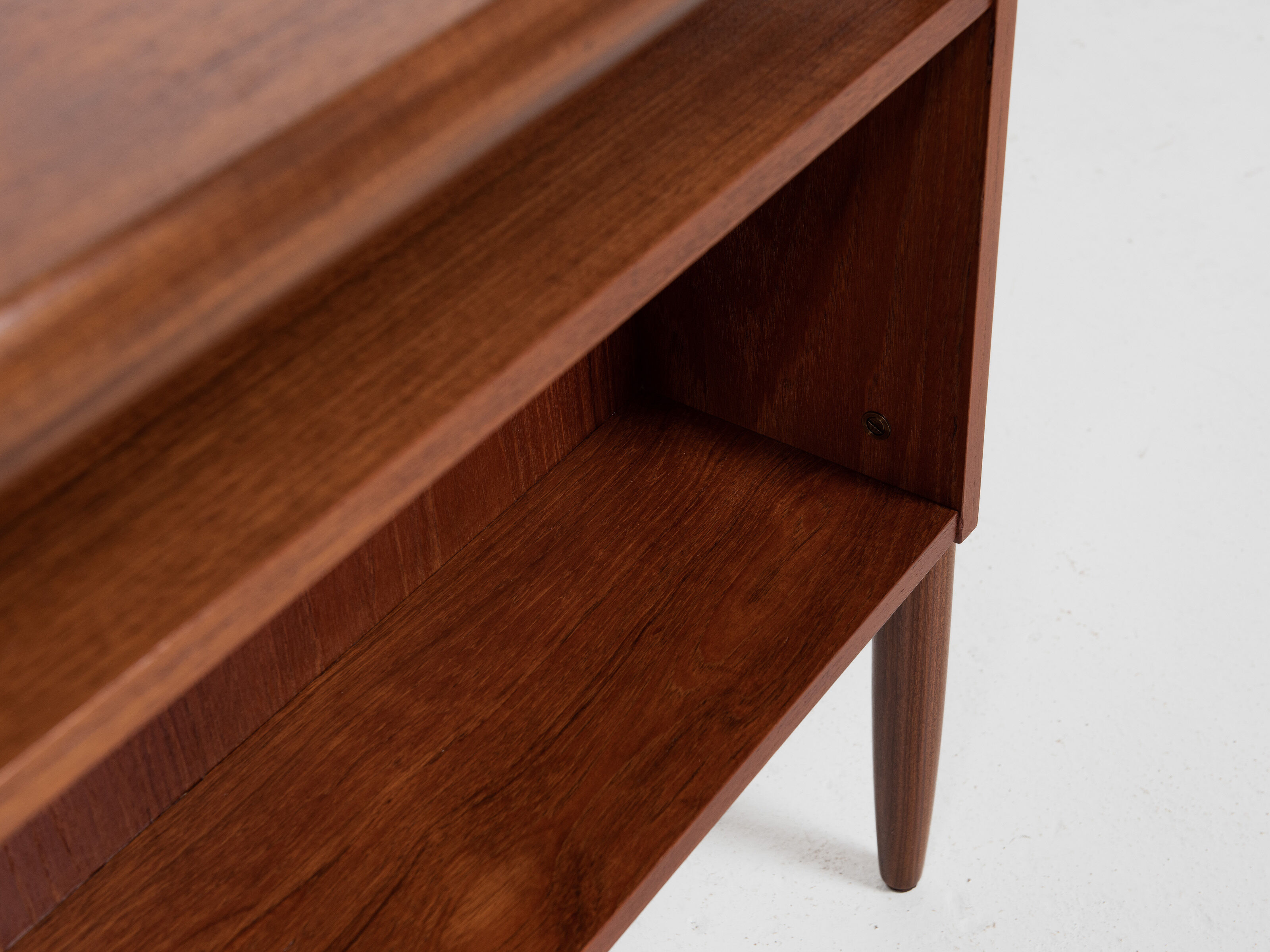 Midcentury Danish desk in teak 1960s - with 2 drawers