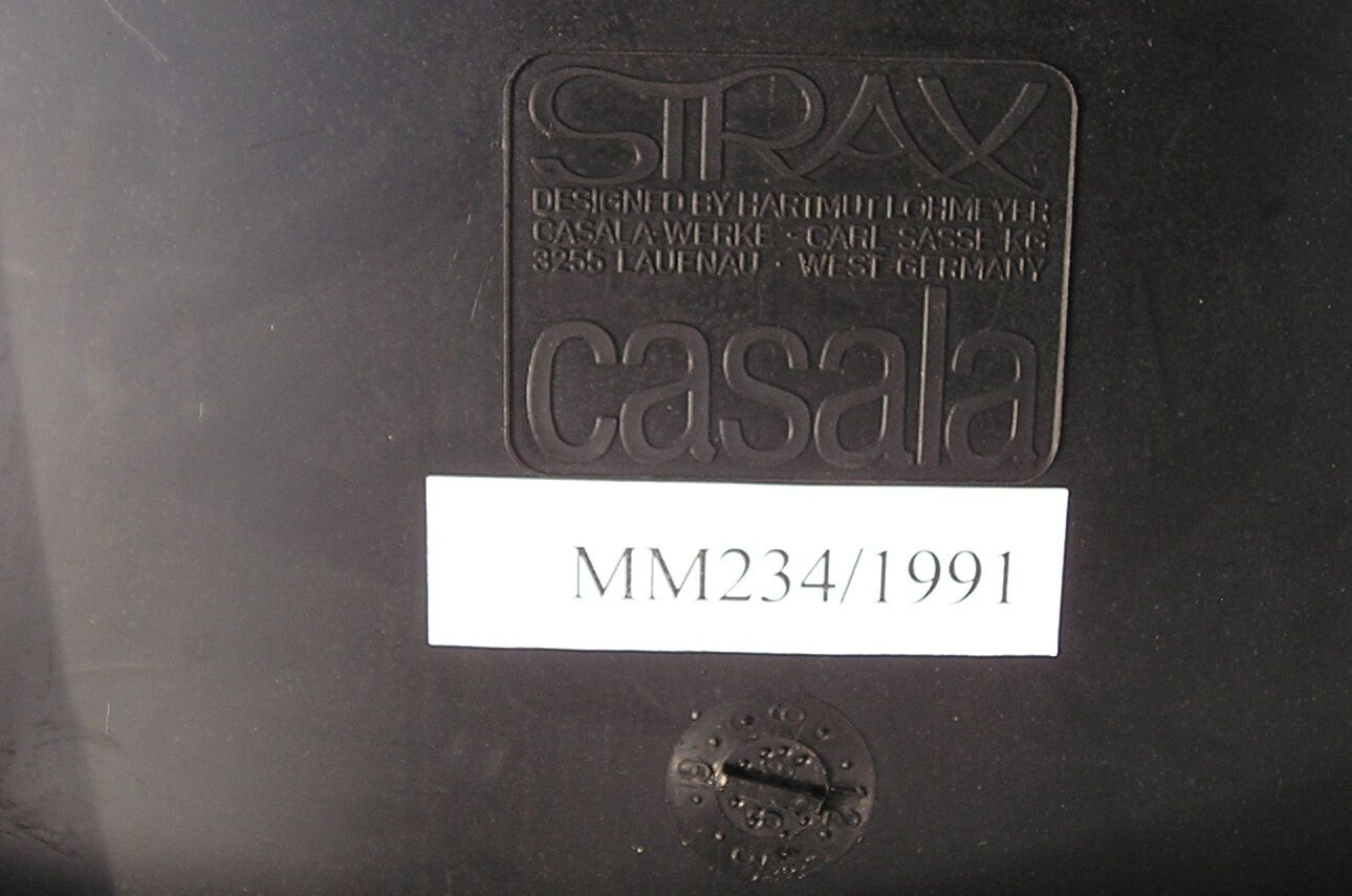 Set of 6 Strax chairs produced by Casala in 1989 design Hartmut Lohmeyer