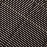 6x9 Gray & Black Striped Vintage Kilim Rug, 183x269Cm