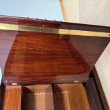 Art Deco Sideboard in Macassar Ebony and Brass, Paris, 1930s