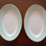 Plat ovale et raviers "Meudon" K&G Lunéville