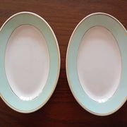 Plat ovale et raviers "Meudon" K&G Lunéville