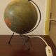 Globe terrestre en verre annee 50/60