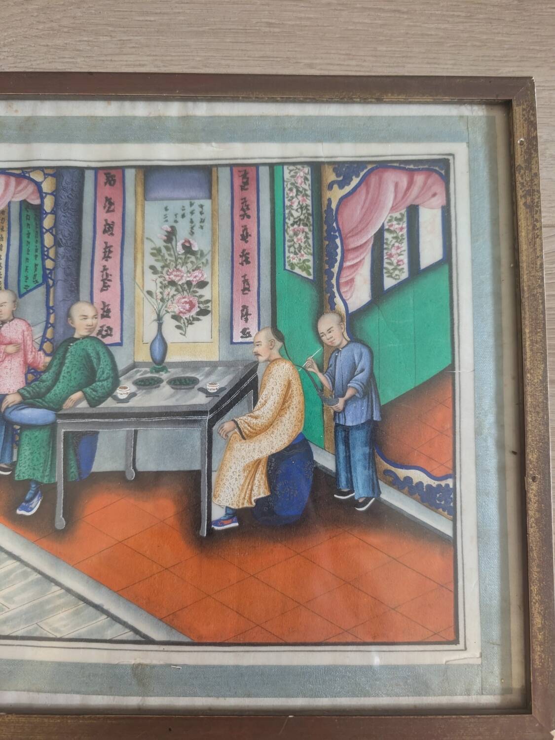 Peinture école chinoise 19e