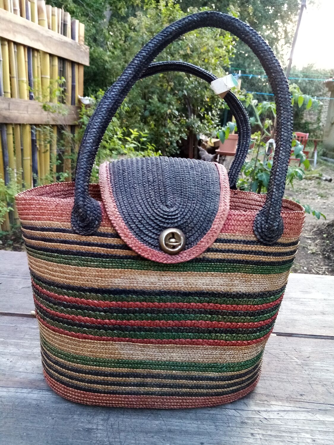 Beach basket 60s