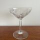 8 Val Saint Lambert Crystal Champagne Glasses, Nestor Model.