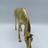 Brass horse