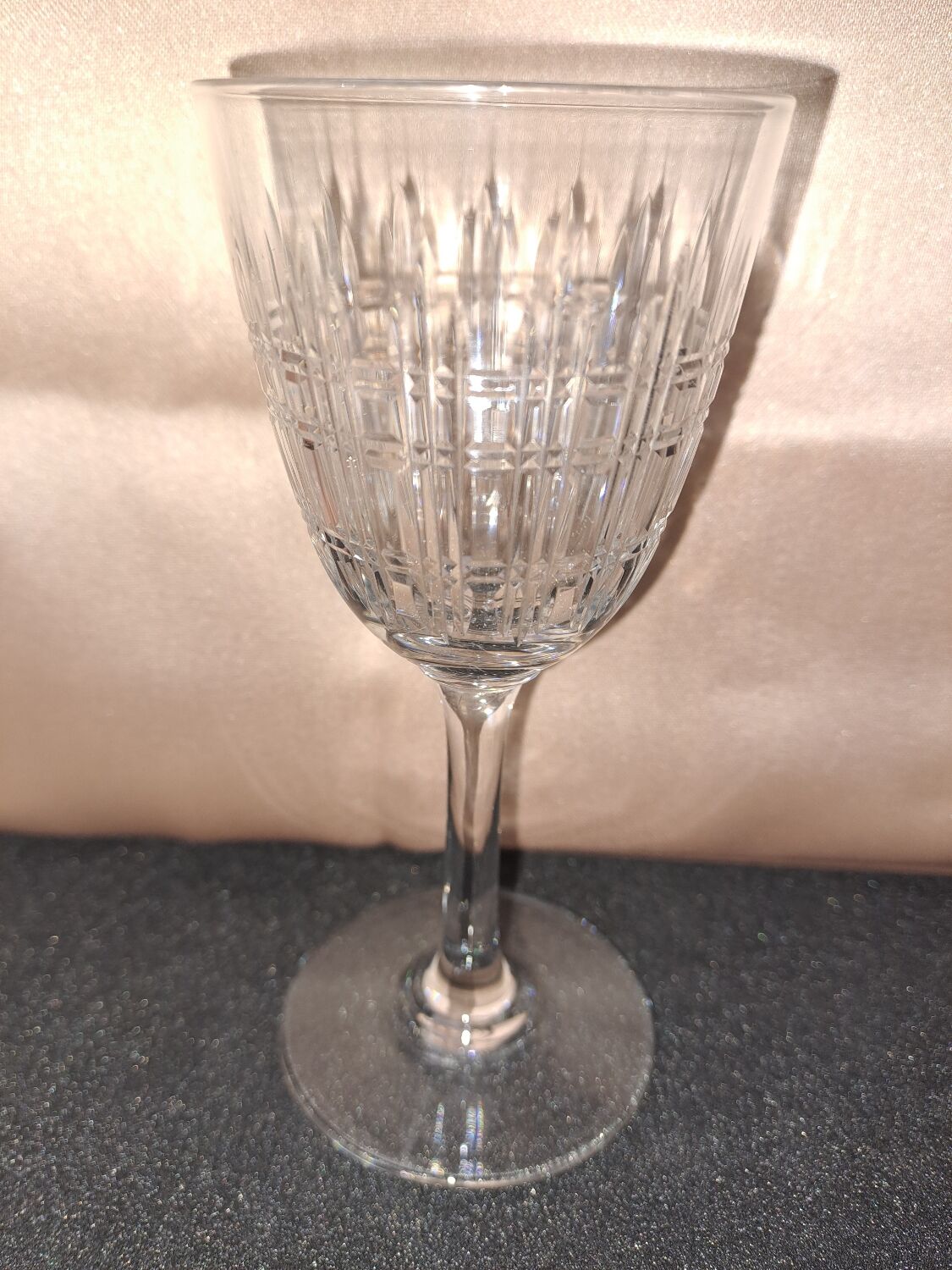 10 glasses in Porto, Baccarat, model Cavour, Year 1916