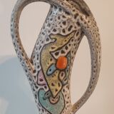 Sculptural ceramic vase (43 cm) marius bessone vallauris (1955-19