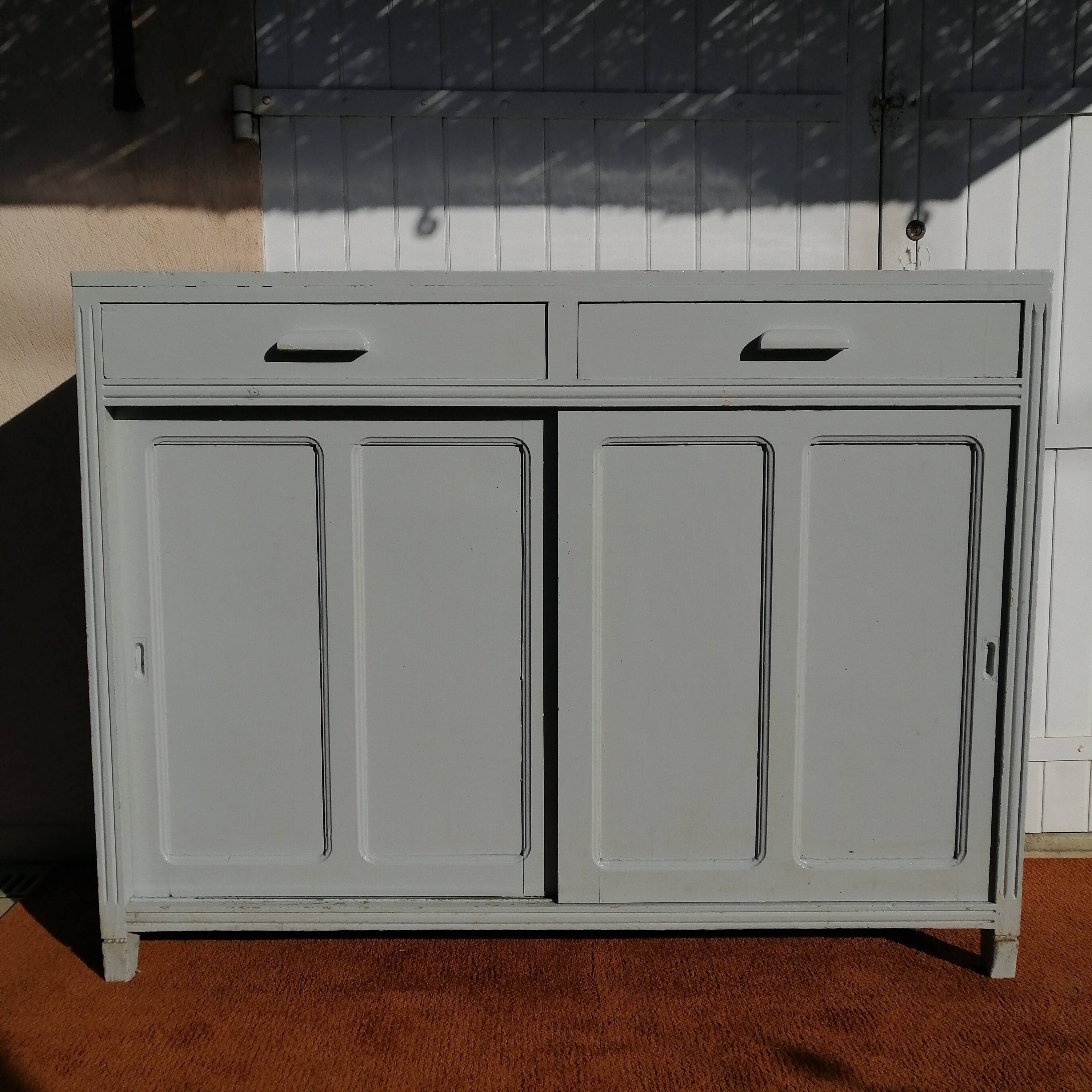 Large Sideboard sliding doors 1950s
