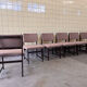 Ensemble de six chaises de salle à manger belges