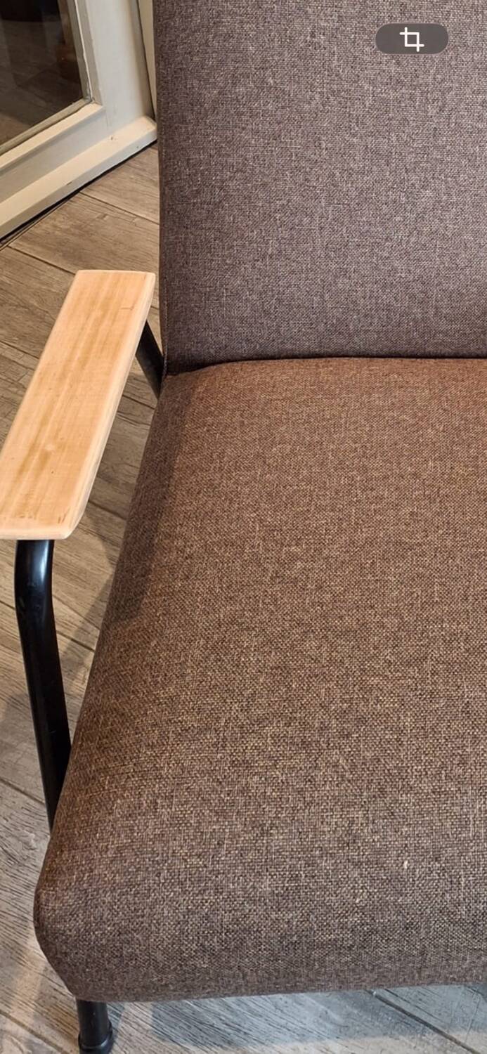 1 pair of Pierre Guariche armchairs