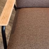 1 pair of Pierre Guariche armchairs