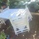 70s wooden garden furniture