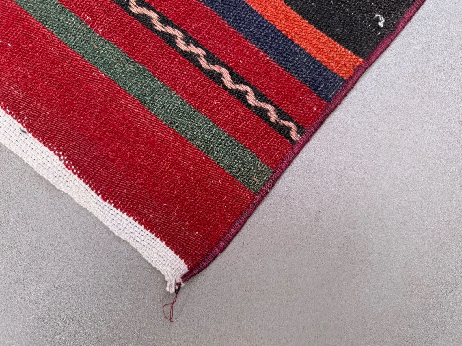Narrow kilim runner 59x300 cm shabby chic, vintage Turkish kelim 2569