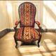 Fauteuil Louis-Philippe en bois massif