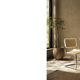 Set of 2 Vintage MidCentury Italian Modern White Wood&French Wicker Chairs