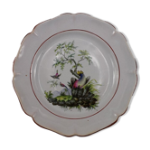 Ancienne Assiette Oiseau Emile Galle Saint Clement