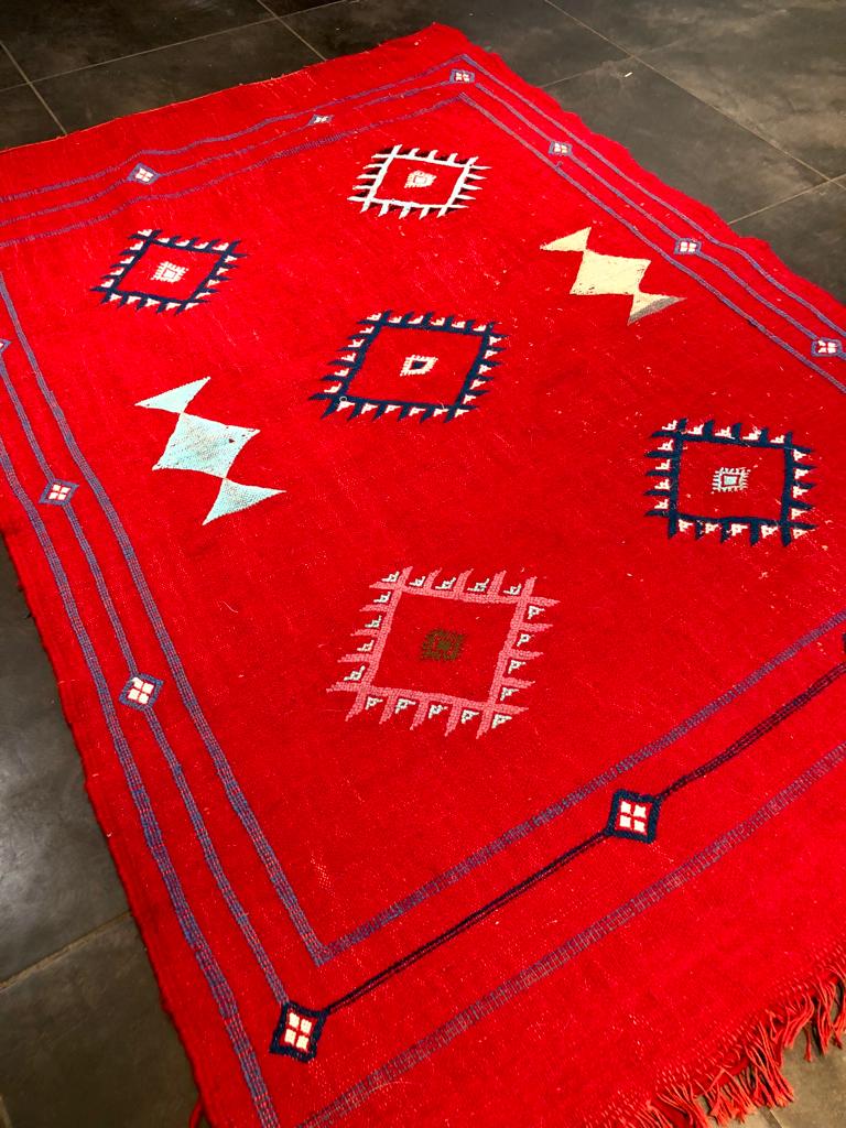 Moroccan kilim carpet