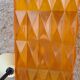 Set of 3 suspensions from the 70s in orange plastic diamond tips