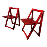Aldo Jacober folding chairs from the 1970s.