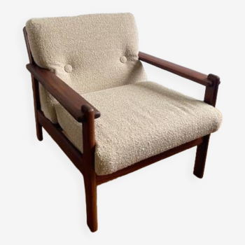 Scandinavian vintage teak armchair