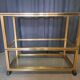 Pierre Vandel serving trolley in gold aluminum