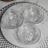 Antique glass bowls