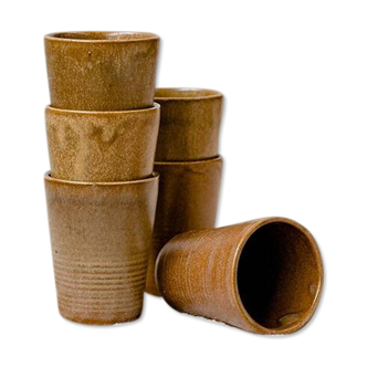 Stoneware tumblers / mugs