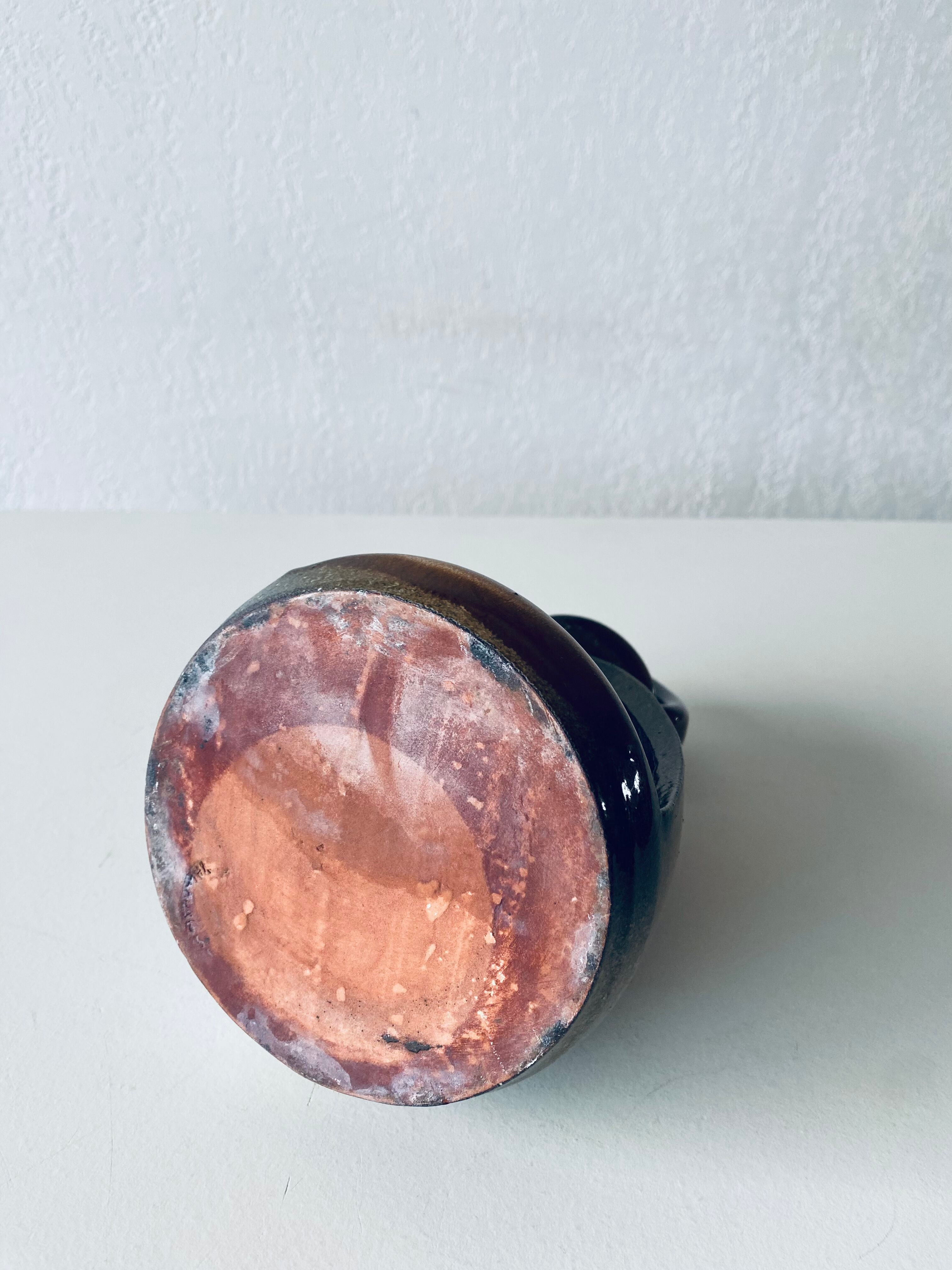 Vallauris glazed terracotta lantern