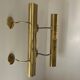 Paire d’appliques XL vintage orientable laiton, France 1970