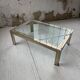 Brass chrome coffee table
