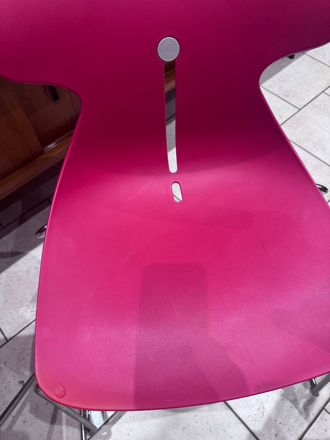 Pair of “Mariquita” designer chairs – sled base