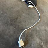 Vintage turquoise metal desk lamp / table lamp