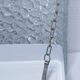 Holophane square wall lamp XL glass design 60s