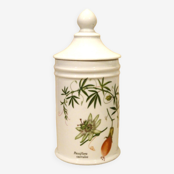 Porcelain medicine jar creations Deshoulieres Passiflora Punica granatum