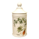 Porcelain medicine jar creations Deshoulieres Passiflora Punica granatum