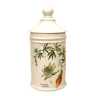 Porcelain medicine jar creations Deshoulieres Passiflora Punica granatum