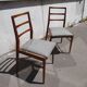 Paire de chaises en Teck africain